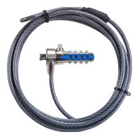 Targus Lock Defcon Notebook Cable Lock 2.1 m 175 g 10 000 user settable Security base plate for alternative locking included limited warranty
