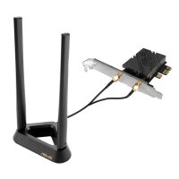ASUS BE9400 Tri-Band Wi-Fi 7 6GHz PCIe Adapter-Black