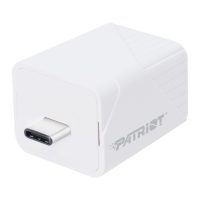 Patriot iLuxe Cube 128GB Type-C Smart Backup Solution - White